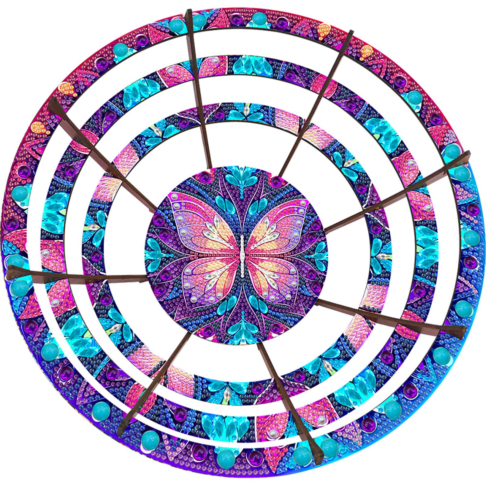 Diamond Painting Kit DIY Diamo - Resin Art Wooden Tray recension och pris