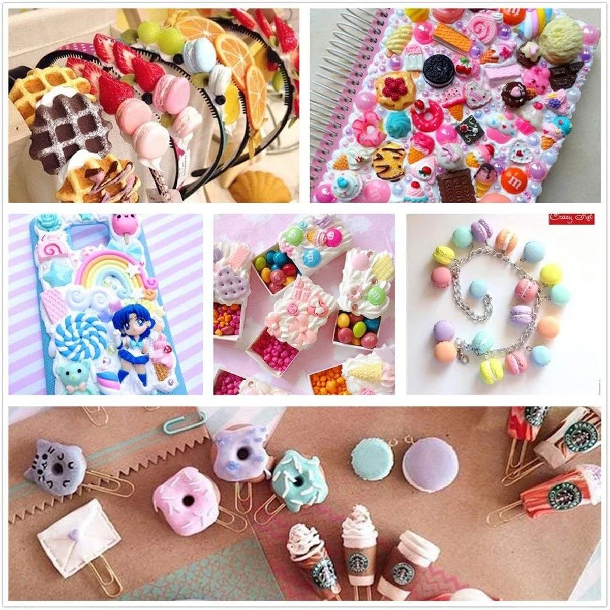 30pcs Random Candy Slime Charm - Resin Art Engagement recension och pris
