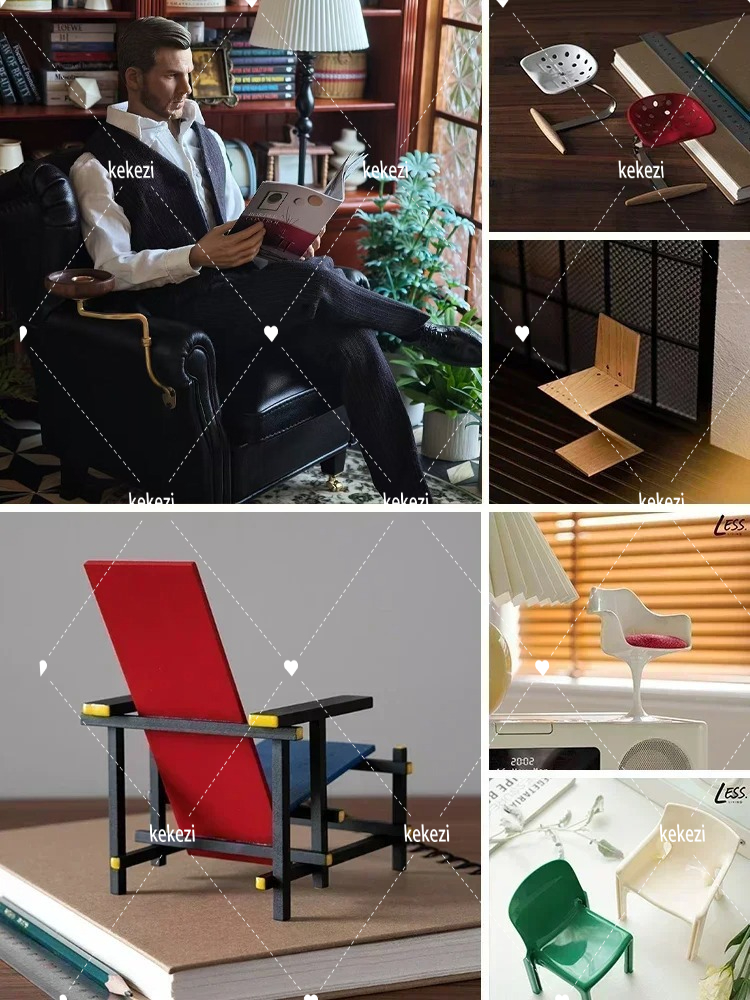 Miniature Dollhouse Furniture  - Resin Art Furniture recension och pris