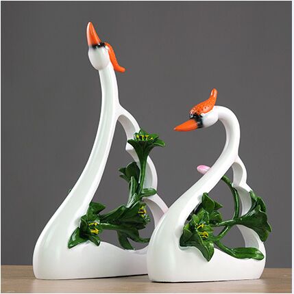 couples swan lovers art decora - Resin Art For Anniversary Gift recension och pris