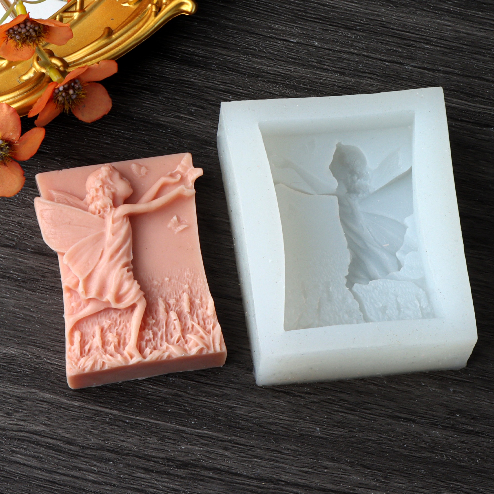 Flower Fairy Silicone Soap Mol - Resin Art Furniture recension och pris