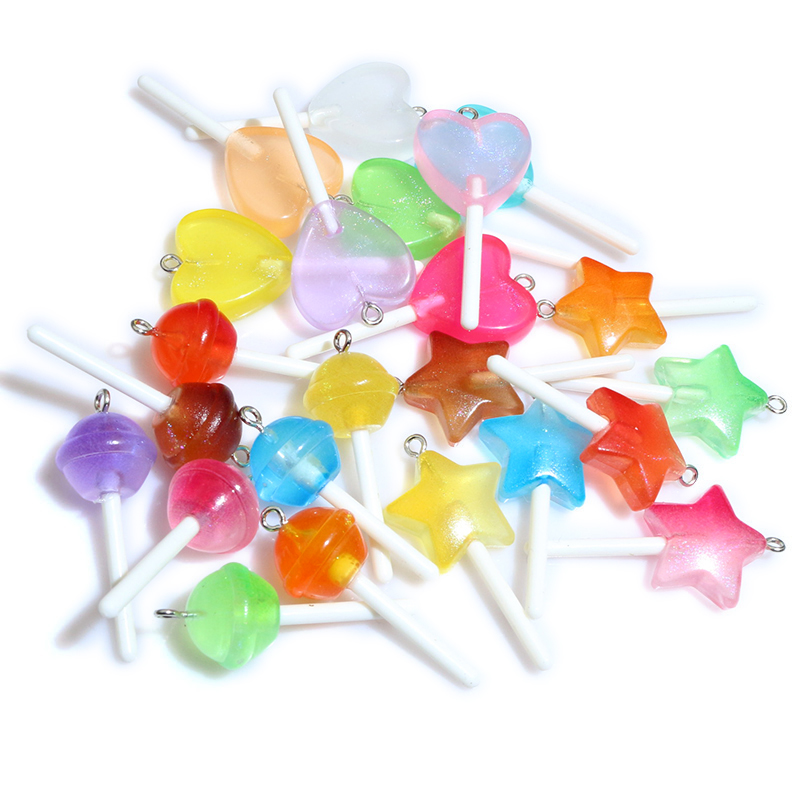 10pcs Resin Pendants Shiny Rou - Resin Art Pendant recension och pris