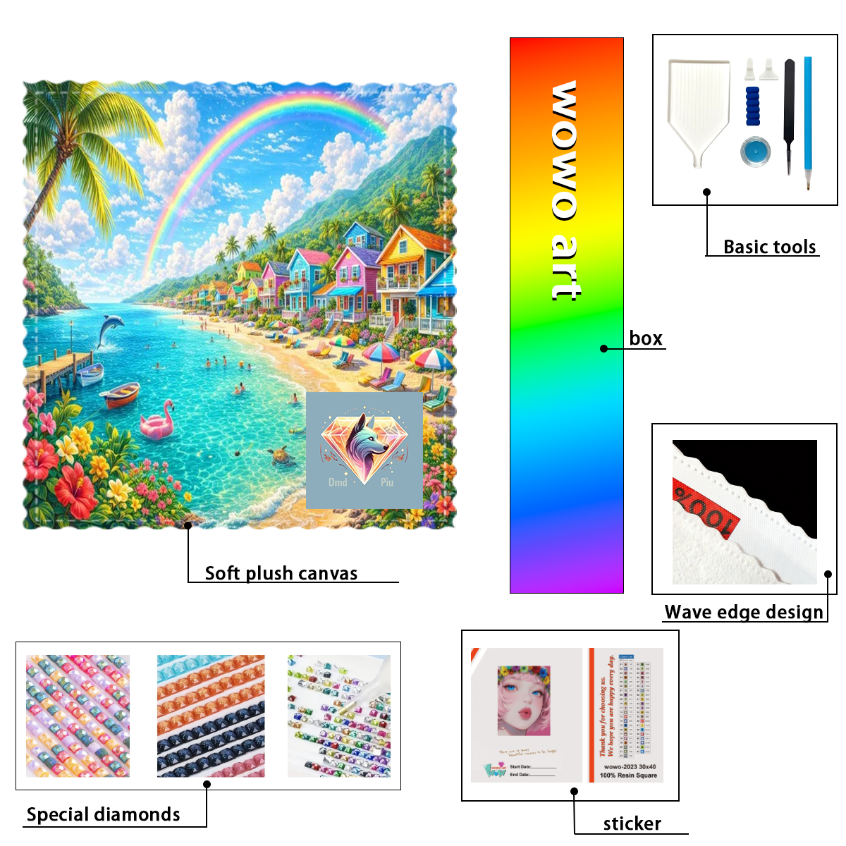 【Piu Diamond Art】EL PARQUE DE  - Resin Art To Buy recension och pris