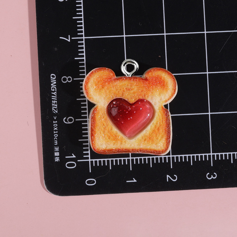 10pcs Heart Bear Cat Animal Sh - Resin Art Pendant recension och pris