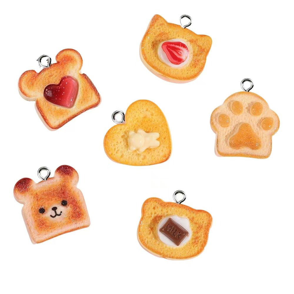 10pcs Heart Bear Cat Animal Sh - Resin Art Pendant recension och pris