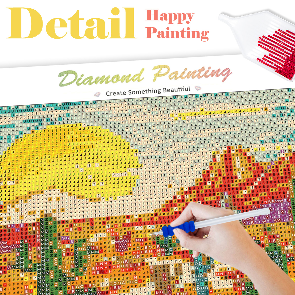RUOPOTY 5D DIY Diamond Art Pai - Resin Art Wallpaper recension och pris