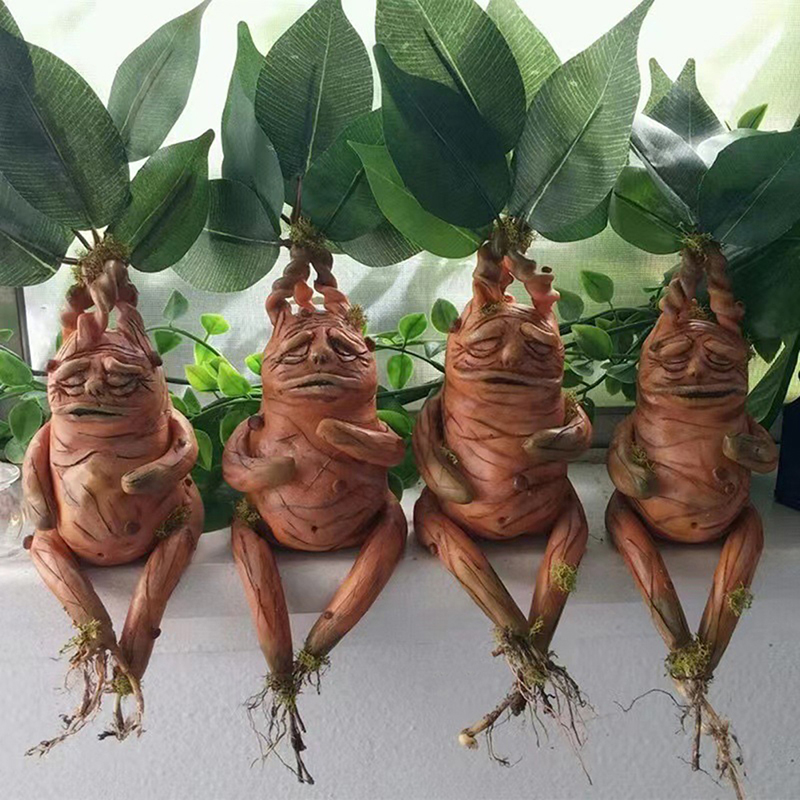 1PCS Mandrake Grass Resin Stat - Resin Art For Anniversary Gift recension och pris