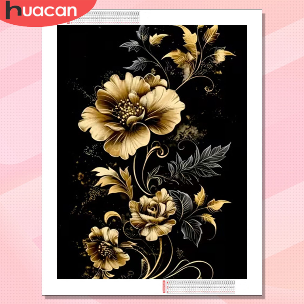 HUACAN Diamond Painting Flower - Resin Art Wallpaper recension och pris