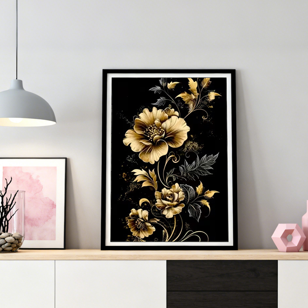 HUACAN Diamond Painting Flower - Resin Art Wallpaper recension och pris