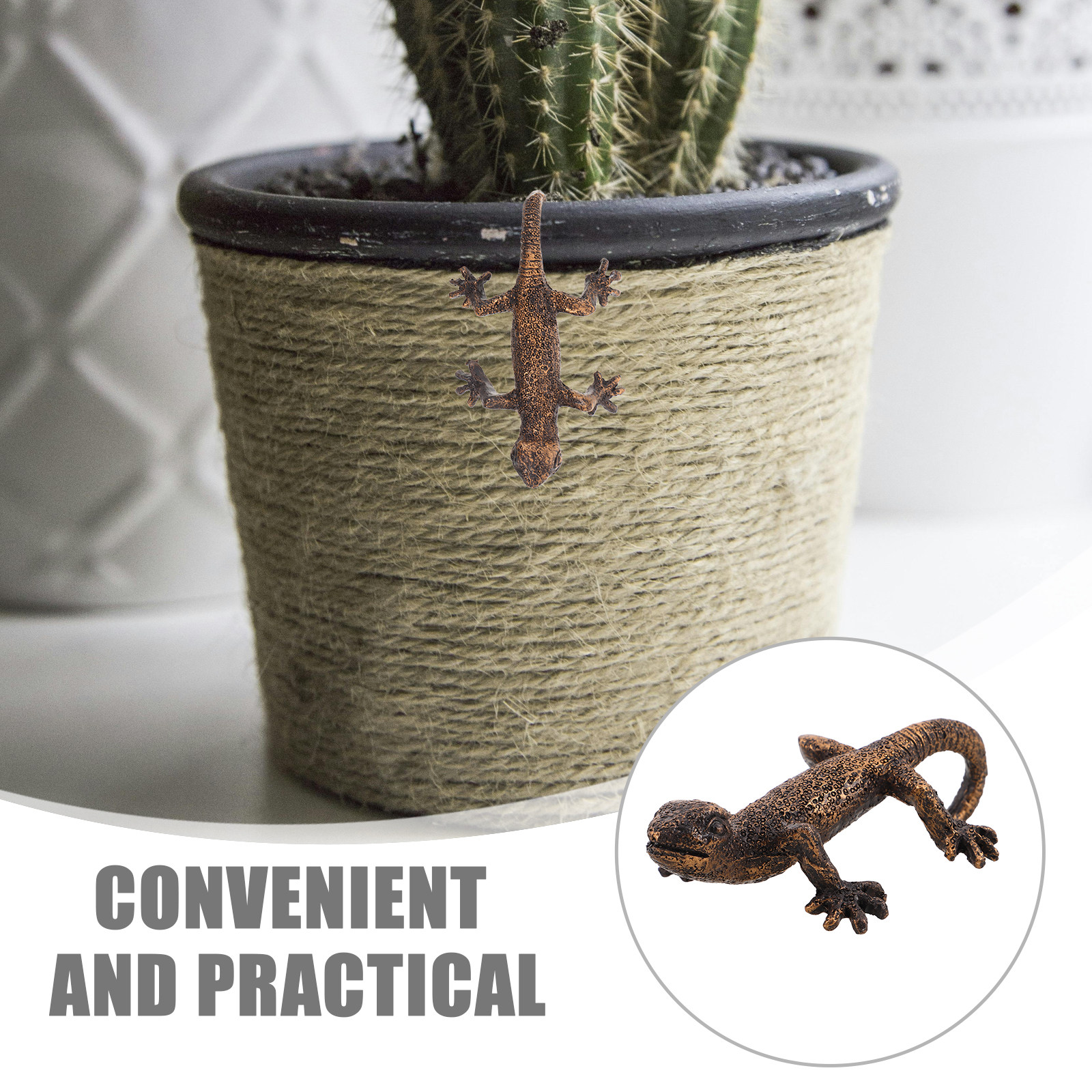 Gecko Wall Hanging Garden Deco - Resin Art Decor recension och pris
