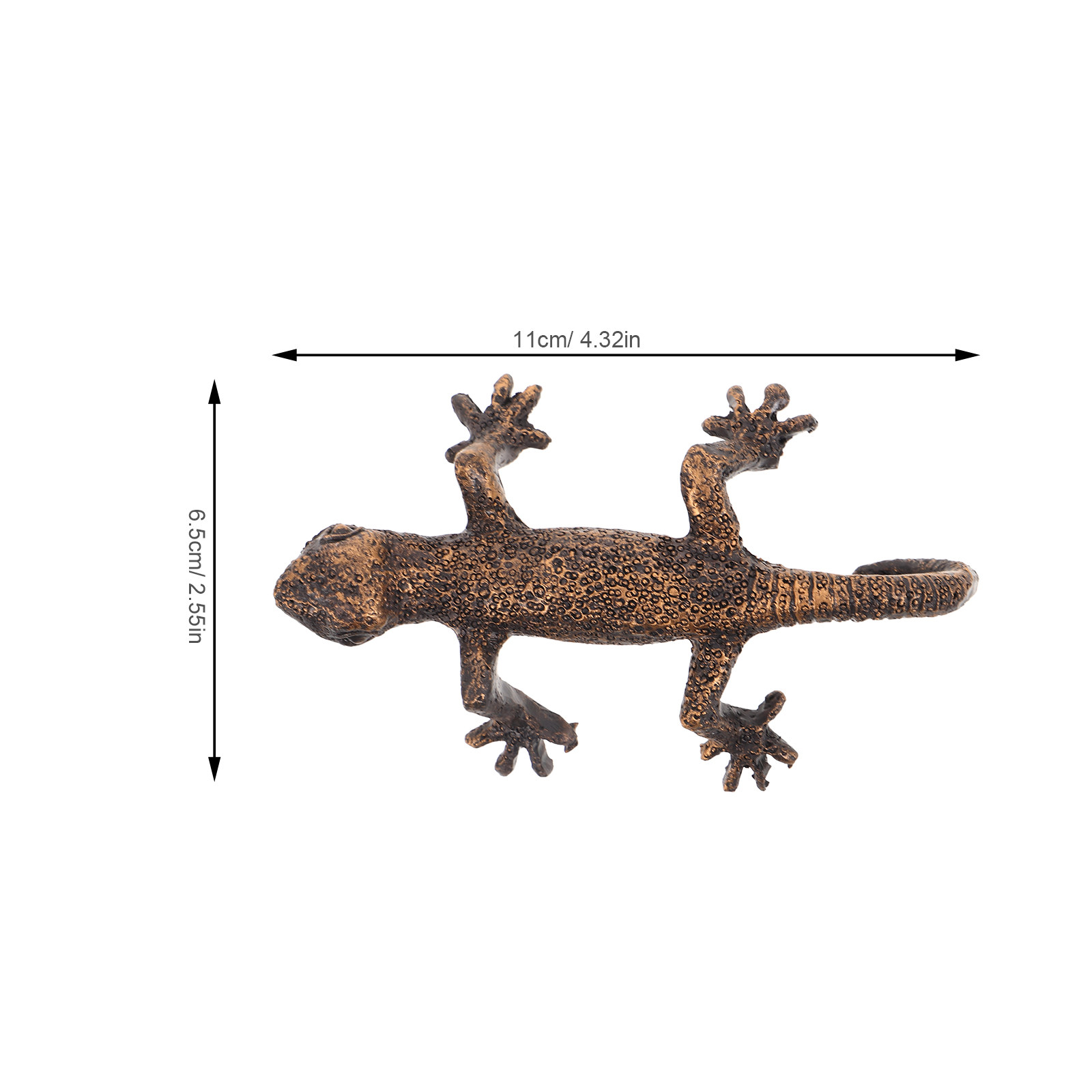 Gecko Wall Hanging Garden Deco - Resin Art Decor recension och pris