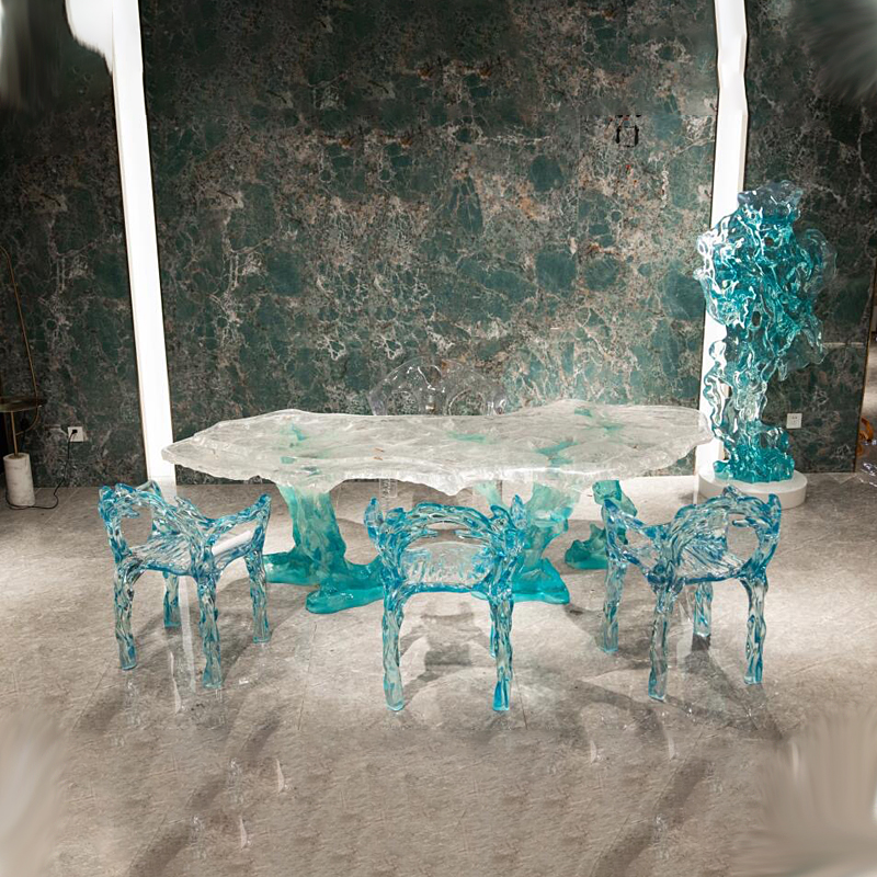 Light luxury transparent resin - Resin Art Coffee Table recension och pris