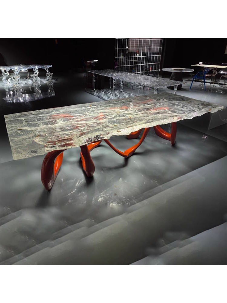 Light luxury transparent resin - Resin Art Coffee Table recension och pris