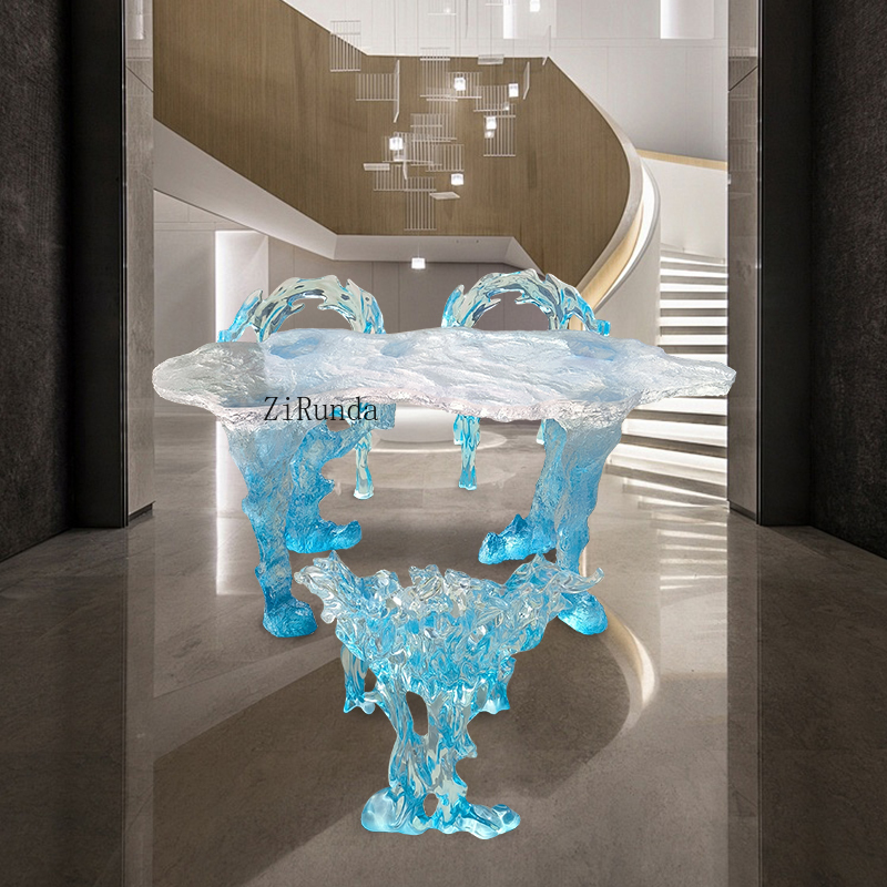 Light luxury transparent resin - Resin Art Coffee Table recension och pris
