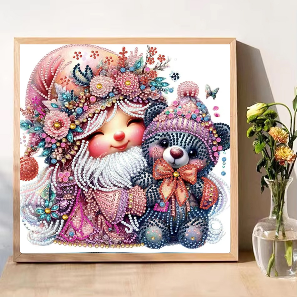 DIY Gnome 5D Special Shape Dia - Resin Art Wallpaper recension och pris