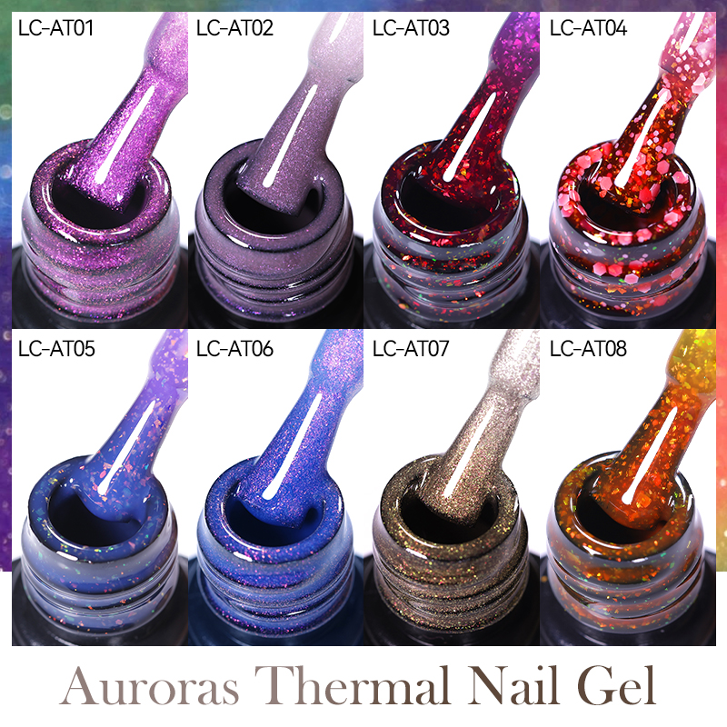 LILYCUTE 7ML Auroras Thermal G - Resin Art Purple recension och pris