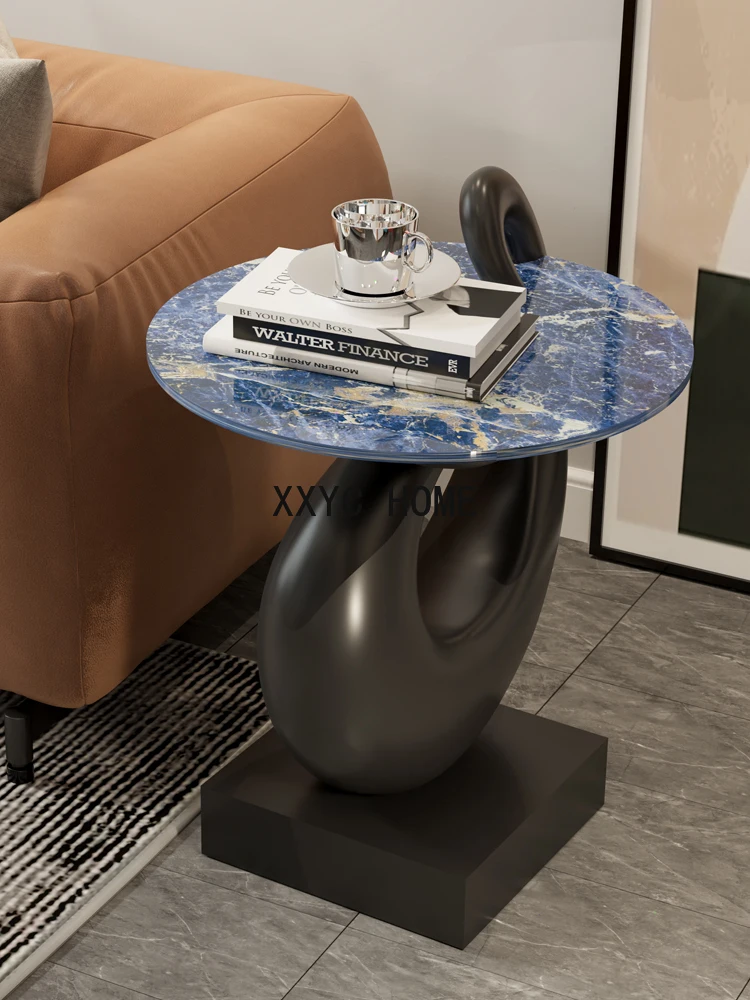 Creative White Swan Statue Hom - Resin Art Coffee Table recension och pris
