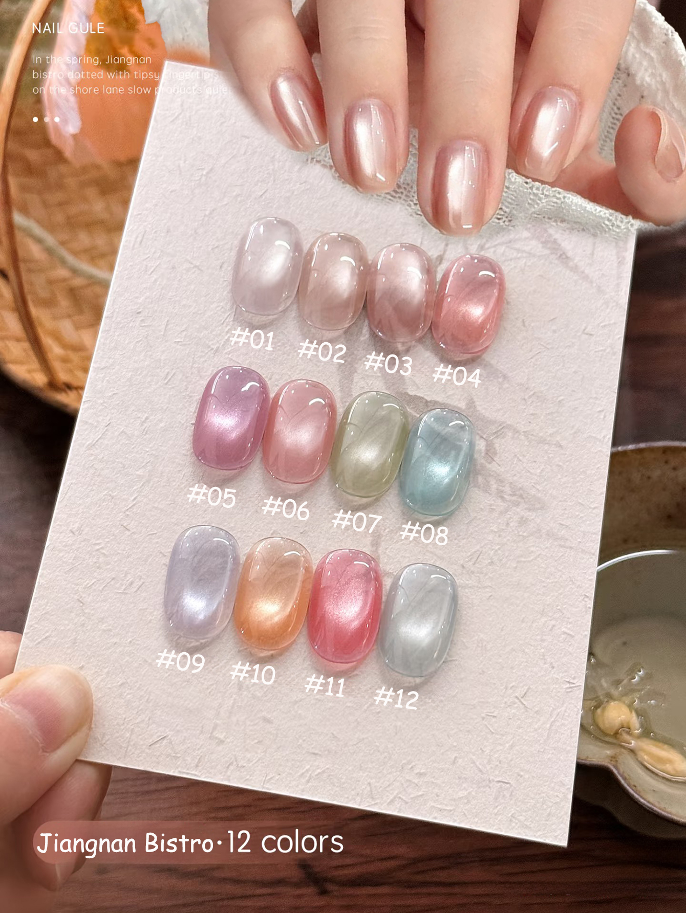 1-12pcs SHAKA Spring Jiangnan  - Resin Art Purple recension och pris