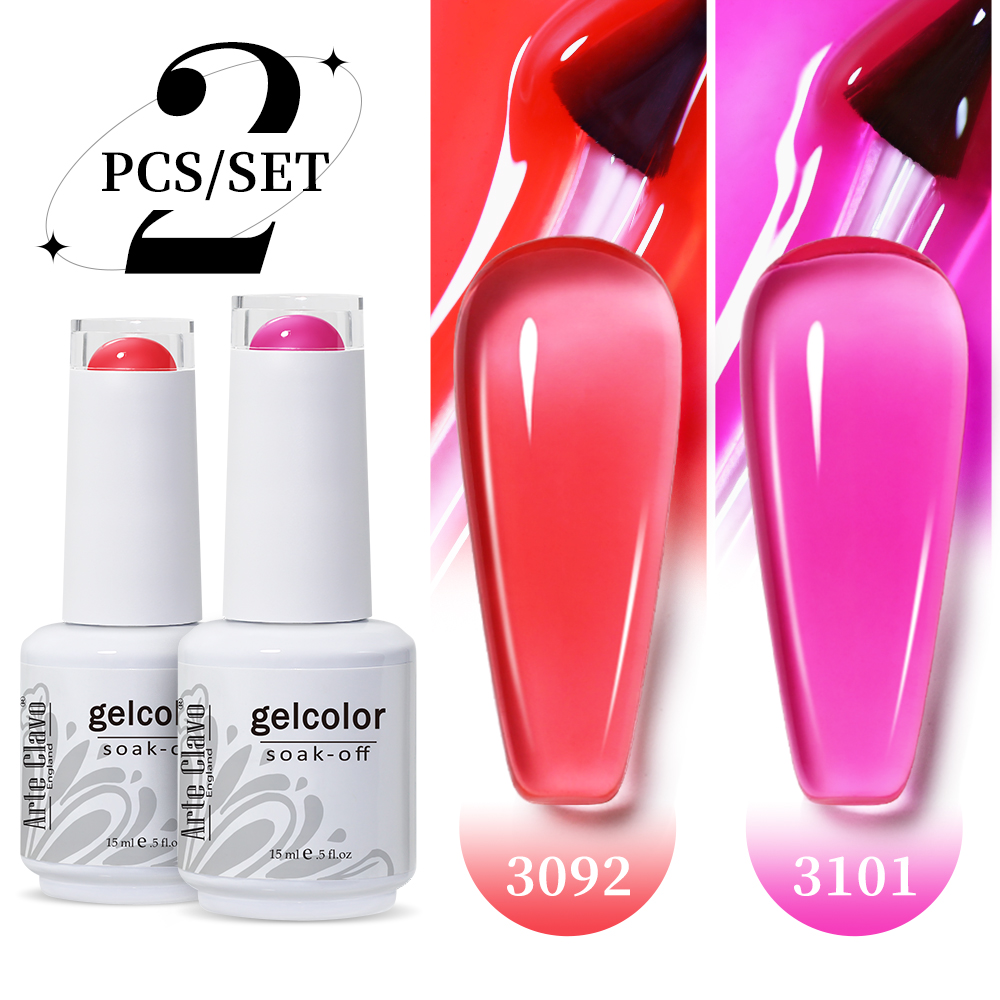 Arte Clavo 2Pcs/Set 15ml Jelly - Resin Art Purple recension och pris