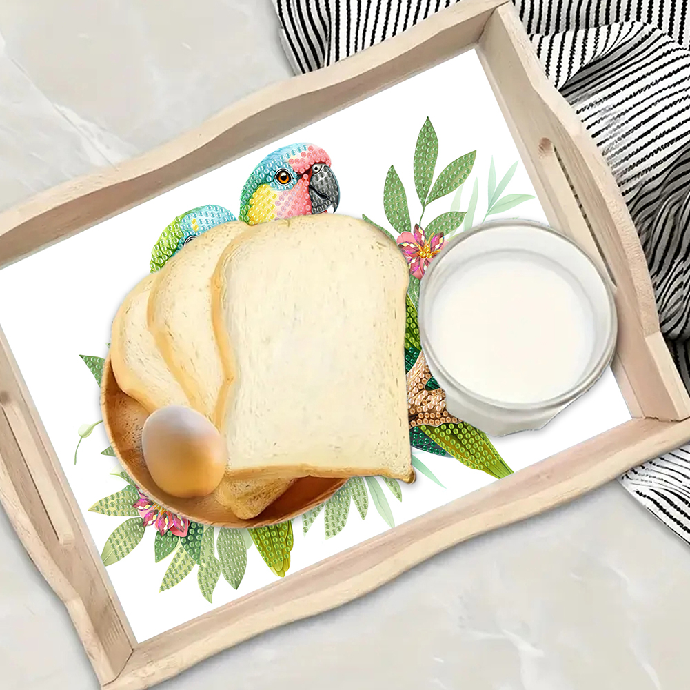 Diamond Painting Wooden Tray w - Resin Art Wooden Tray recension och pris
