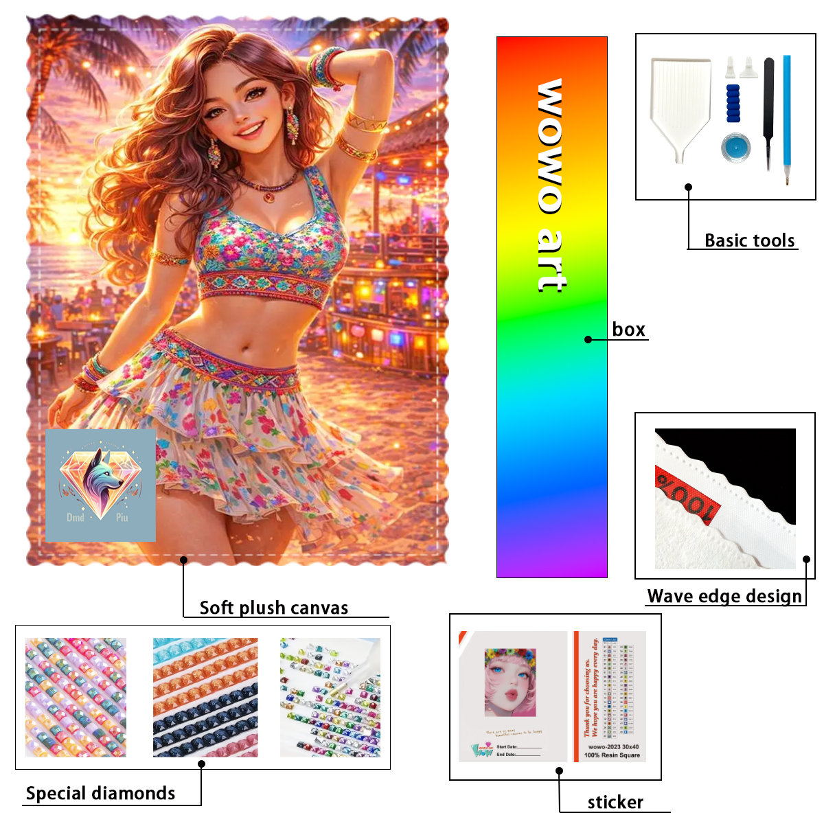 【Piu Diamond Art】BRASIL 100% r - Resin Art To Buy recension och pris