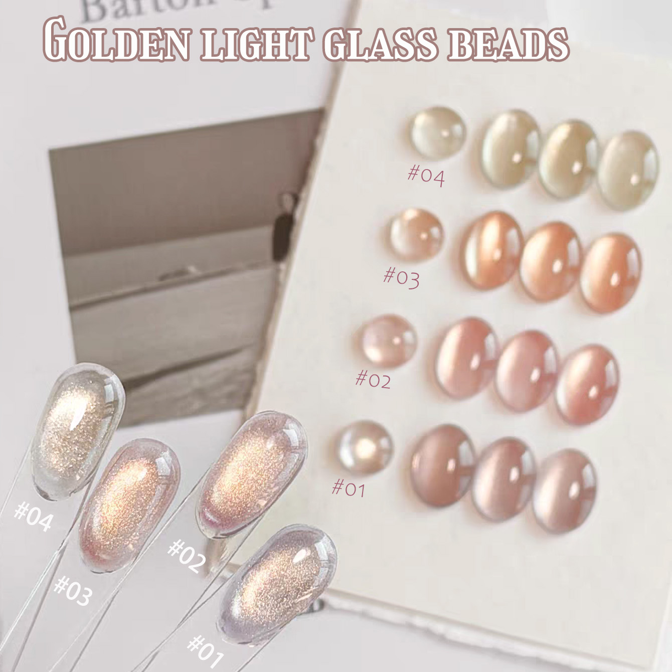 1pcs TC Pink Golden Eye Gel Na - Resin Art Purple recension och pris