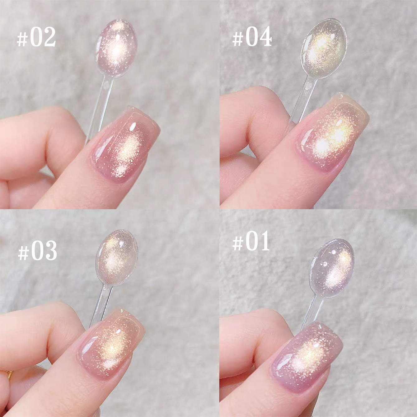 1pcs TC Pink Golden Eye Gel Na - Resin Art Purple recension och pris