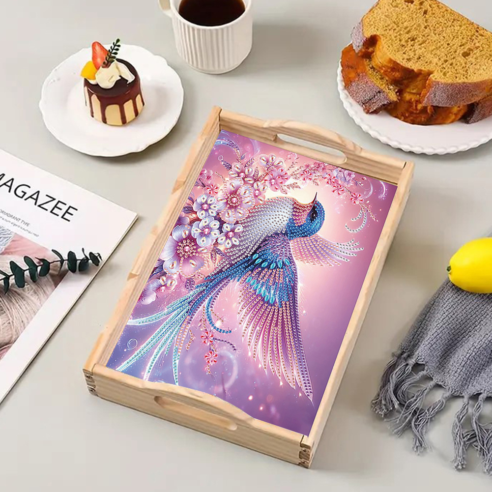 Large Size Diamond Painting Wo - Resin Art Wooden Tray recension och pris
