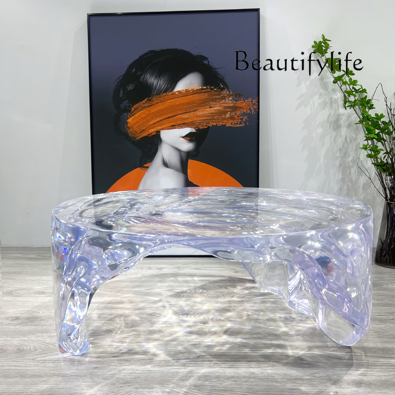 Modern minimalist art special- - Resin Art Coffee Table recension och pris