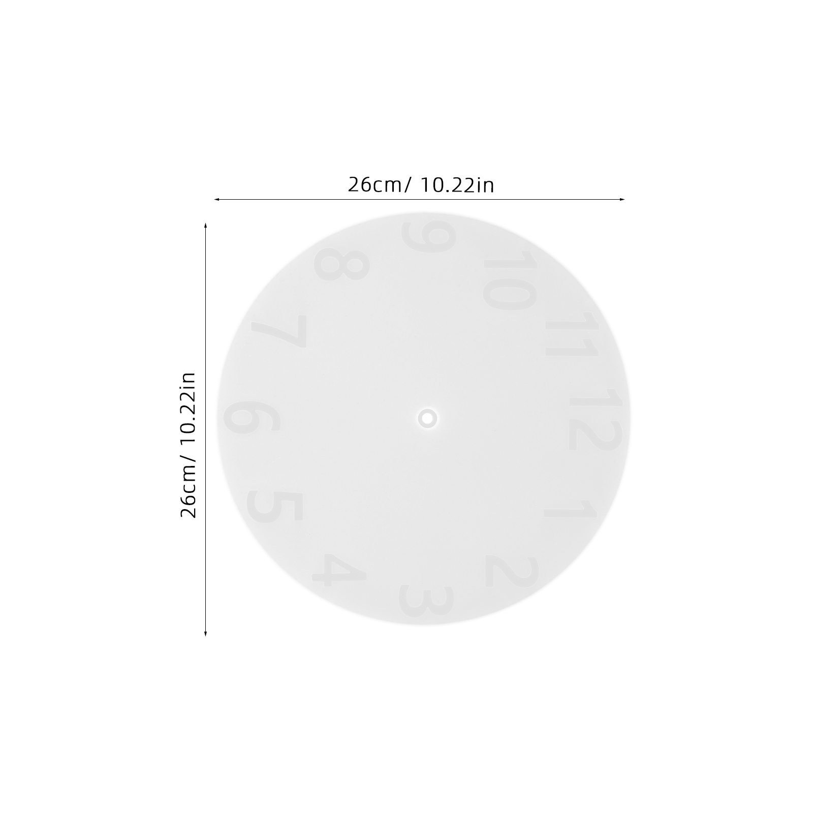1 set 1 Set Diy Silicone Clock - Resin Art Furniture recension och pris
