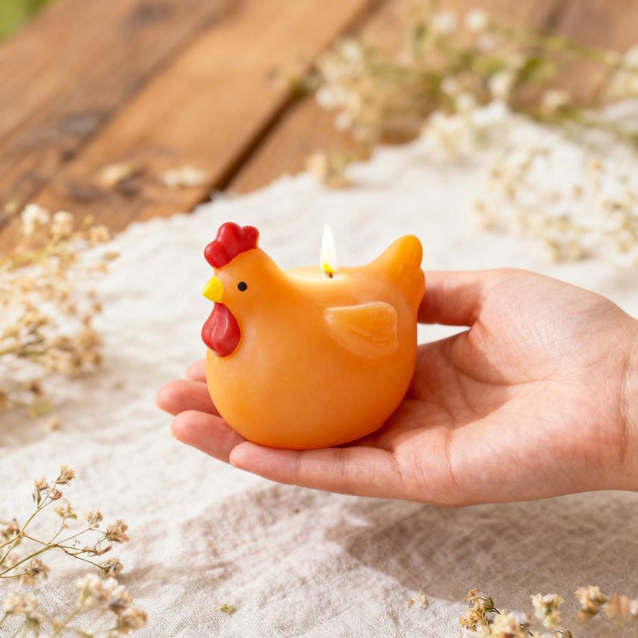 3D Chicken Candle Silicone Mol - Resin Art Furniture recension och pris