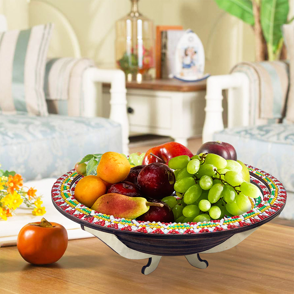 DIY Diamond Painted Wooden Din - Resin Art Wooden Tray recension och pris