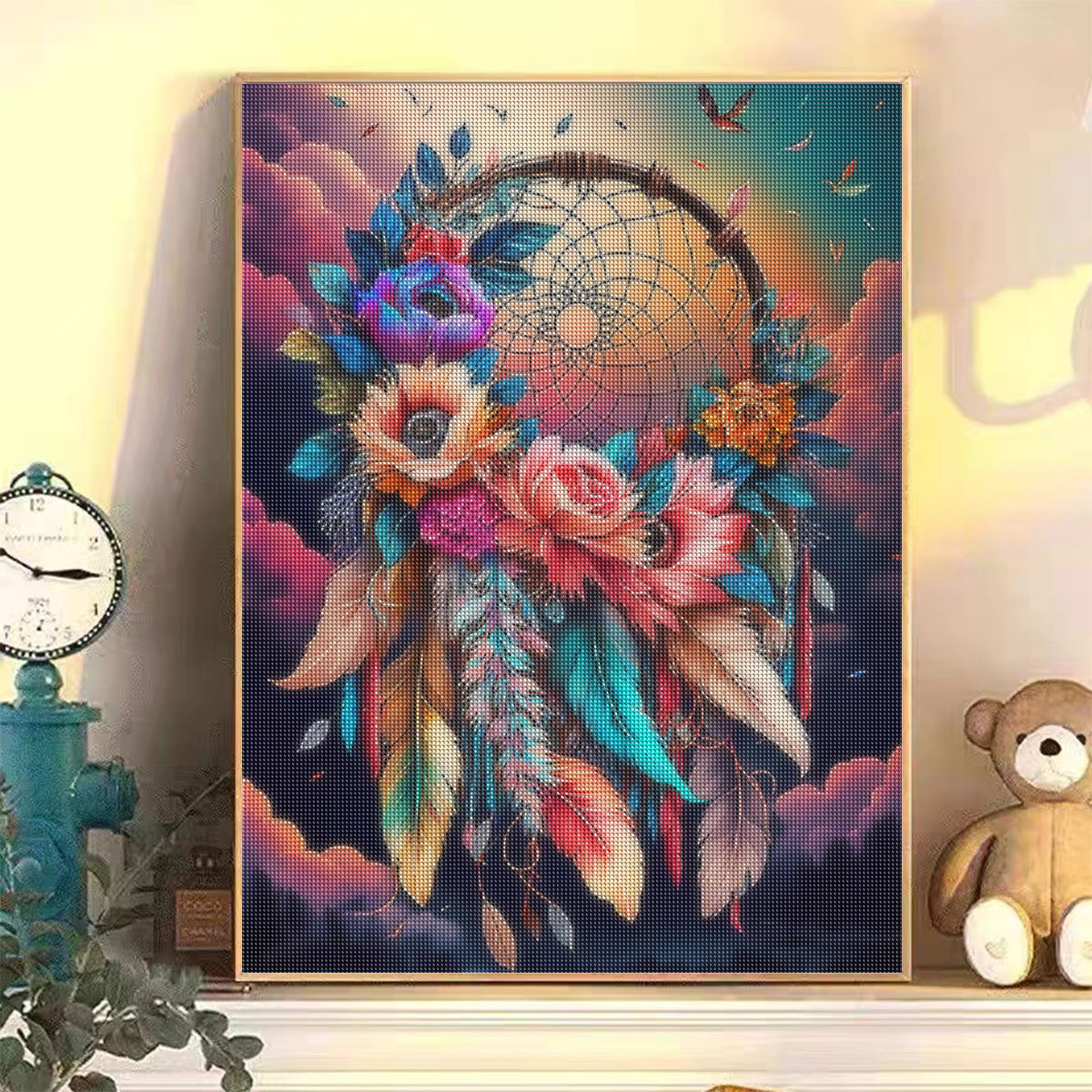 Frameless, Diamond Painting Dr - Resin Art Of Flowers recension och pris