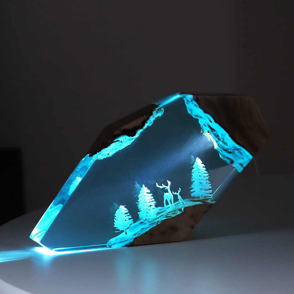 Forest Fairy Deer Desktop Art  - Resin Art Decor recension och pris