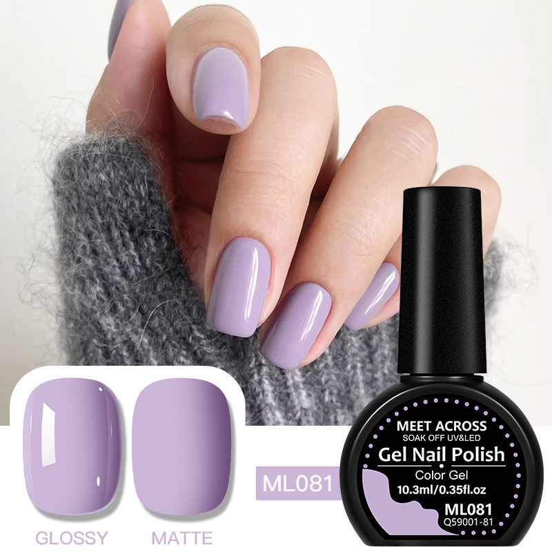 10.3ml Macaron Gel Nail Polish - Resin Art Purple recension och pris