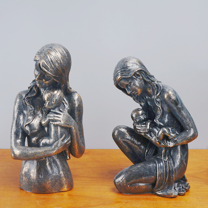 Mother Child Resin Sculpture H - Resin Art For Anniversary Gift recension och pris