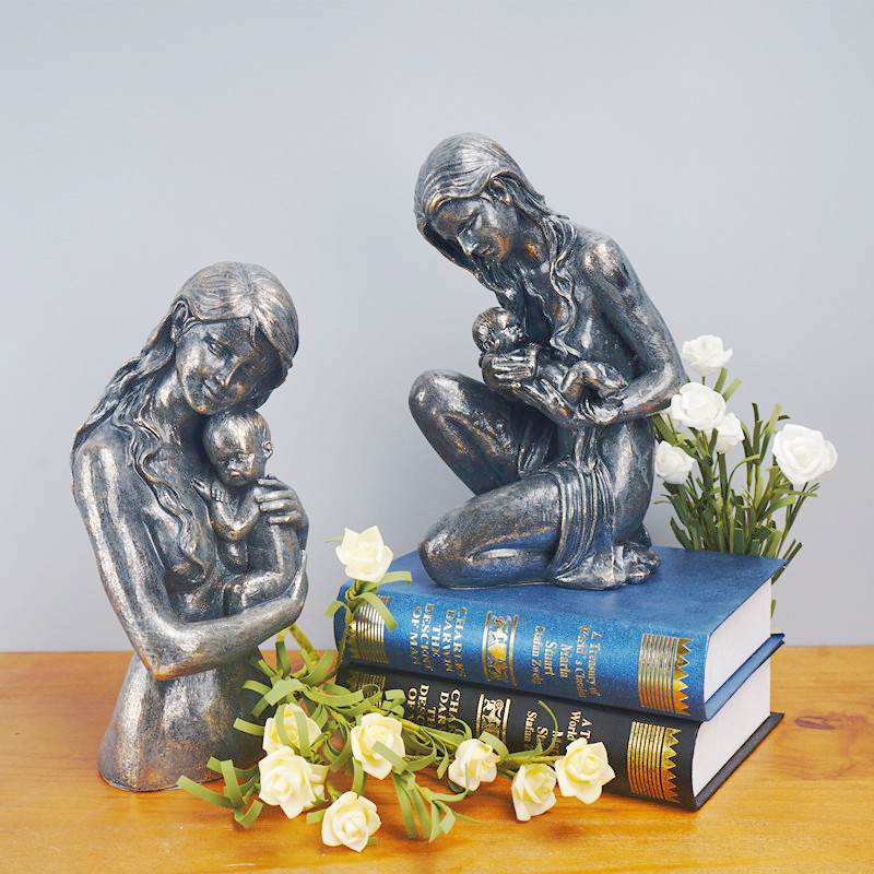 Mother Child Resin Sculpture H - Resin Art For Anniversary Gift recension och pris