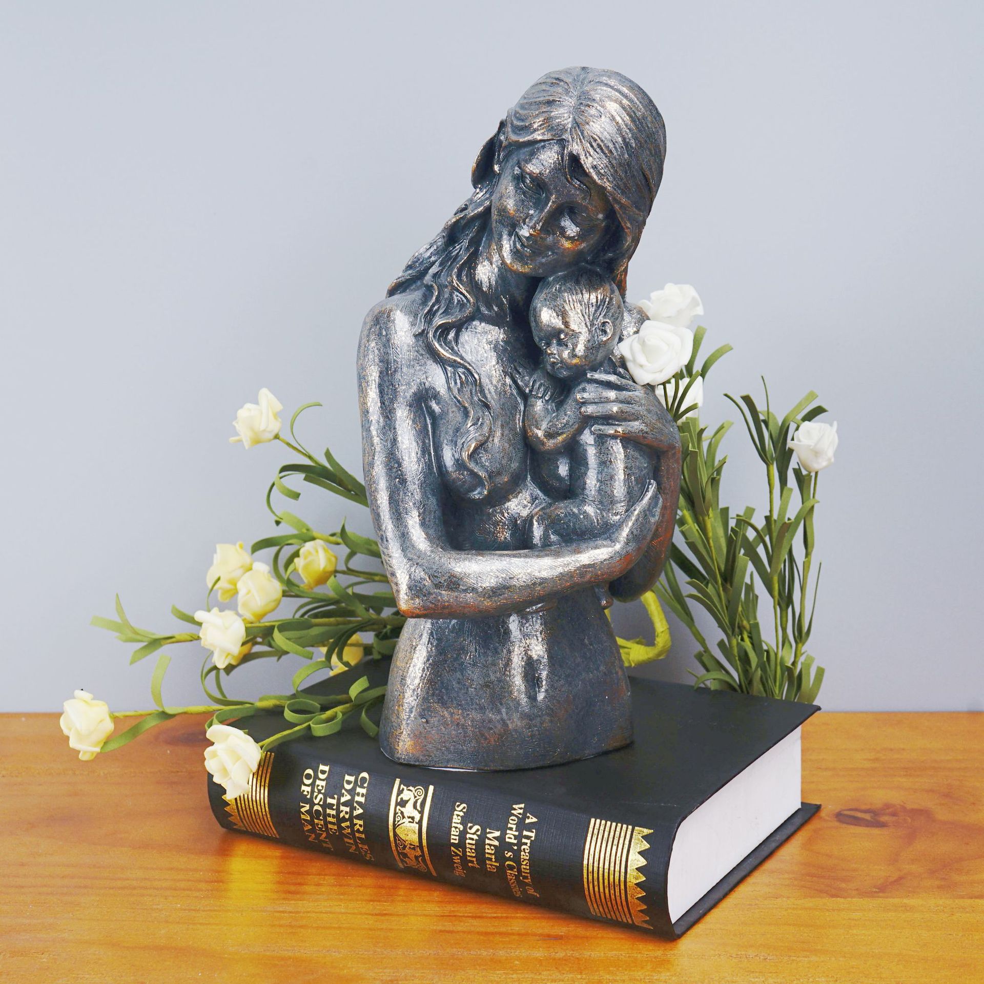 Mother Child Resin Sculpture H - Resin Art For Anniversary Gift recension och pris