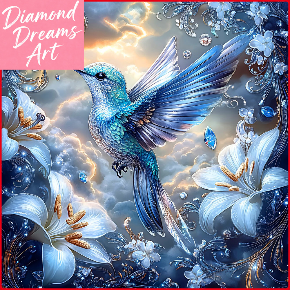 Frameless, Full Square Round D - Resin Art Of Flowers recension och pris