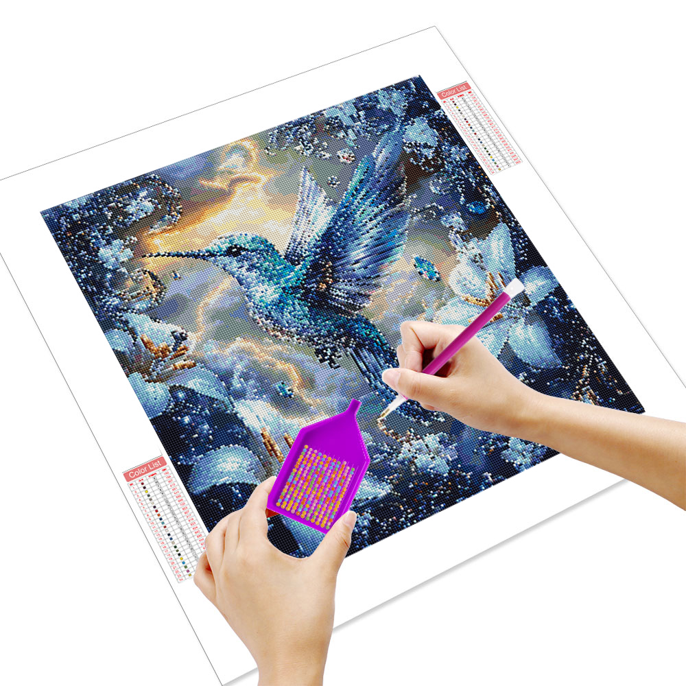 Frameless, Full Square Round D - Resin Art Of Flowers recension och pris