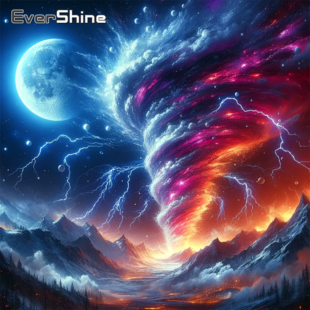 Evershine Full Square Diamond  - Resin Art Wallpaper recension och pris