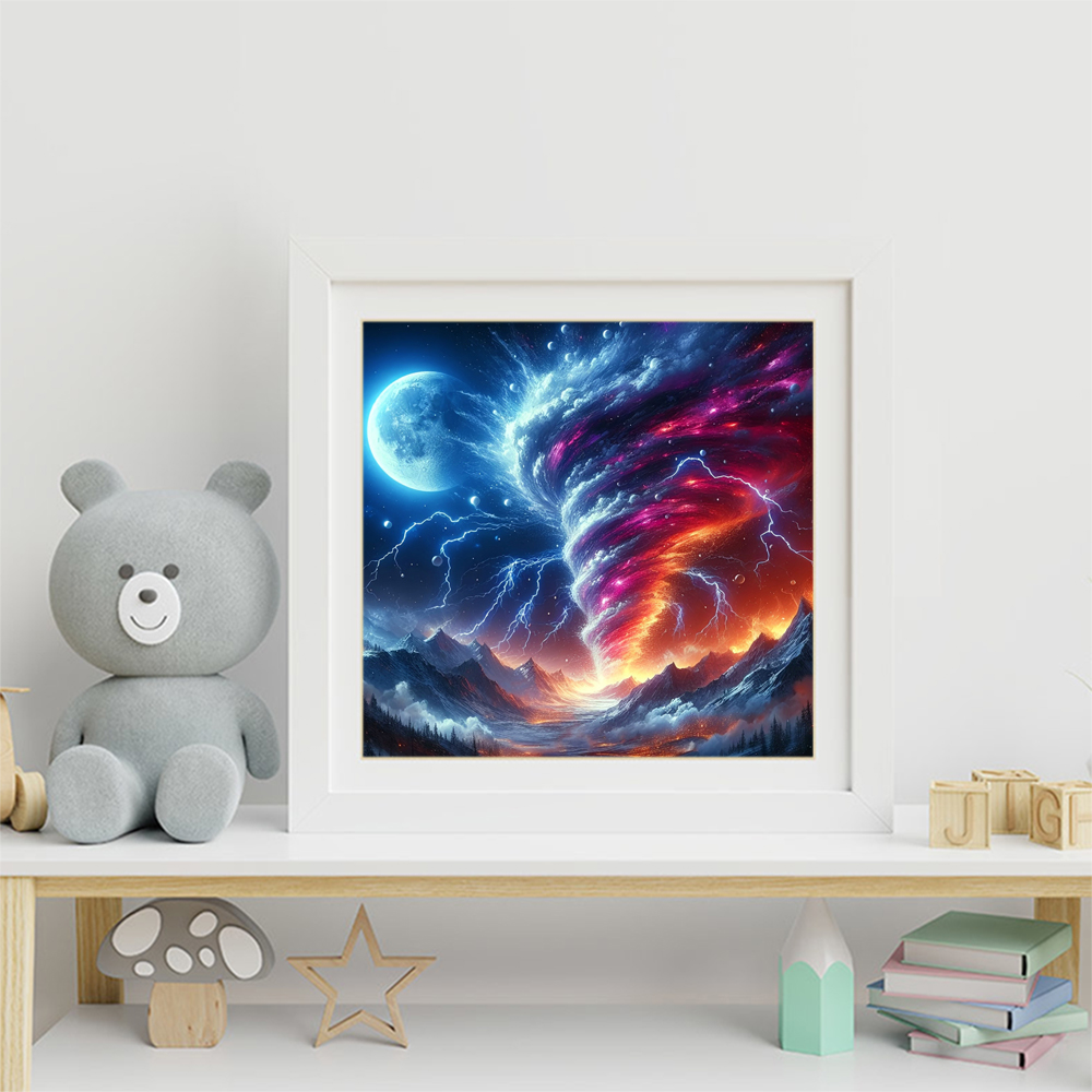 Evershine Full Square Diamond  - Resin Art Wallpaper recension och pris
