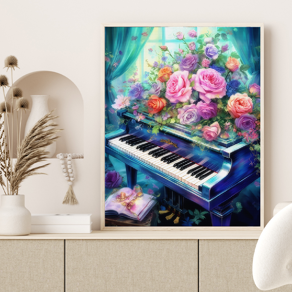 1pc frameless  Diamond Paintin - Resin Art Of Flowers recension och pris