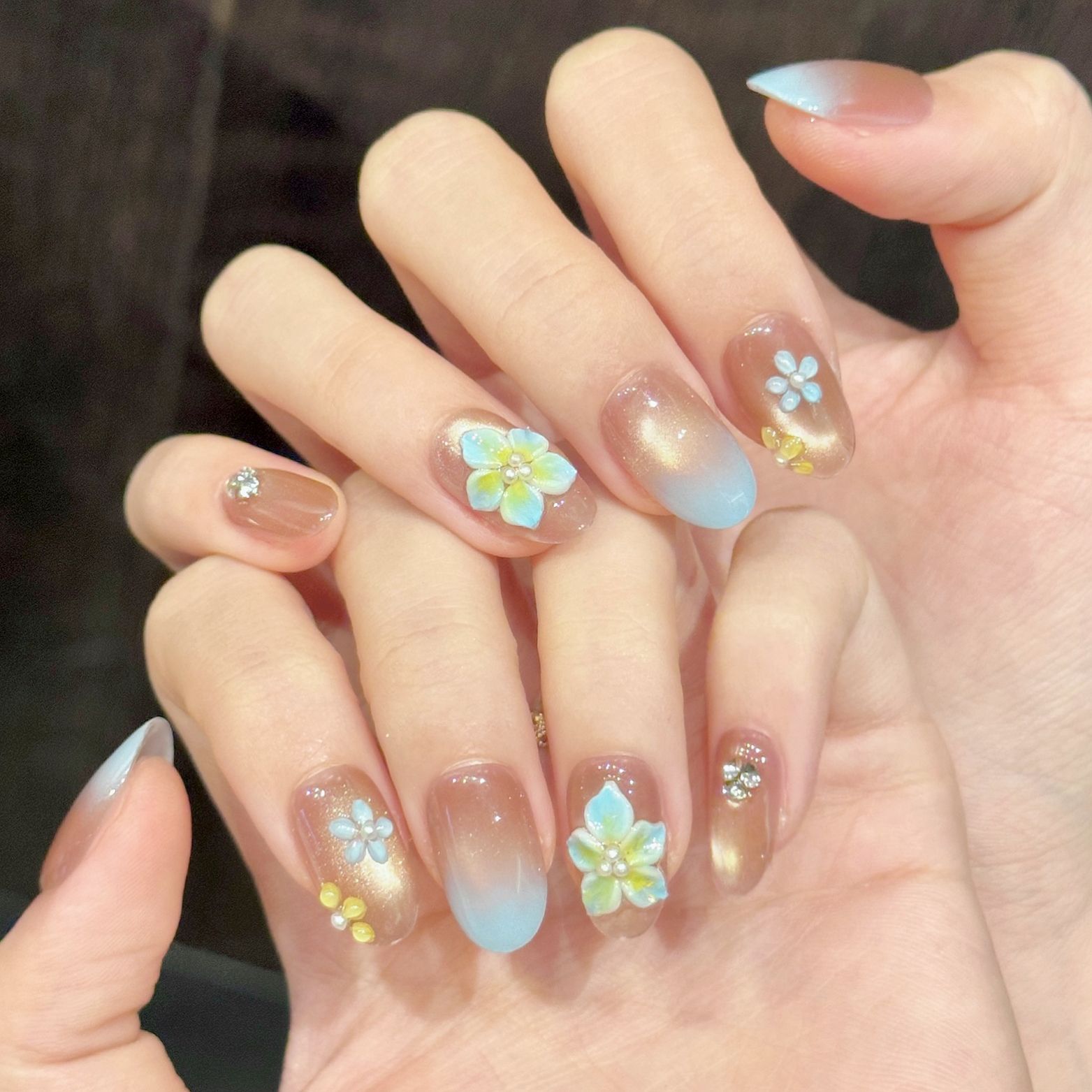 10pcs Pure Hand Pressed Short  - Resin Art Of Flowers recension och pris